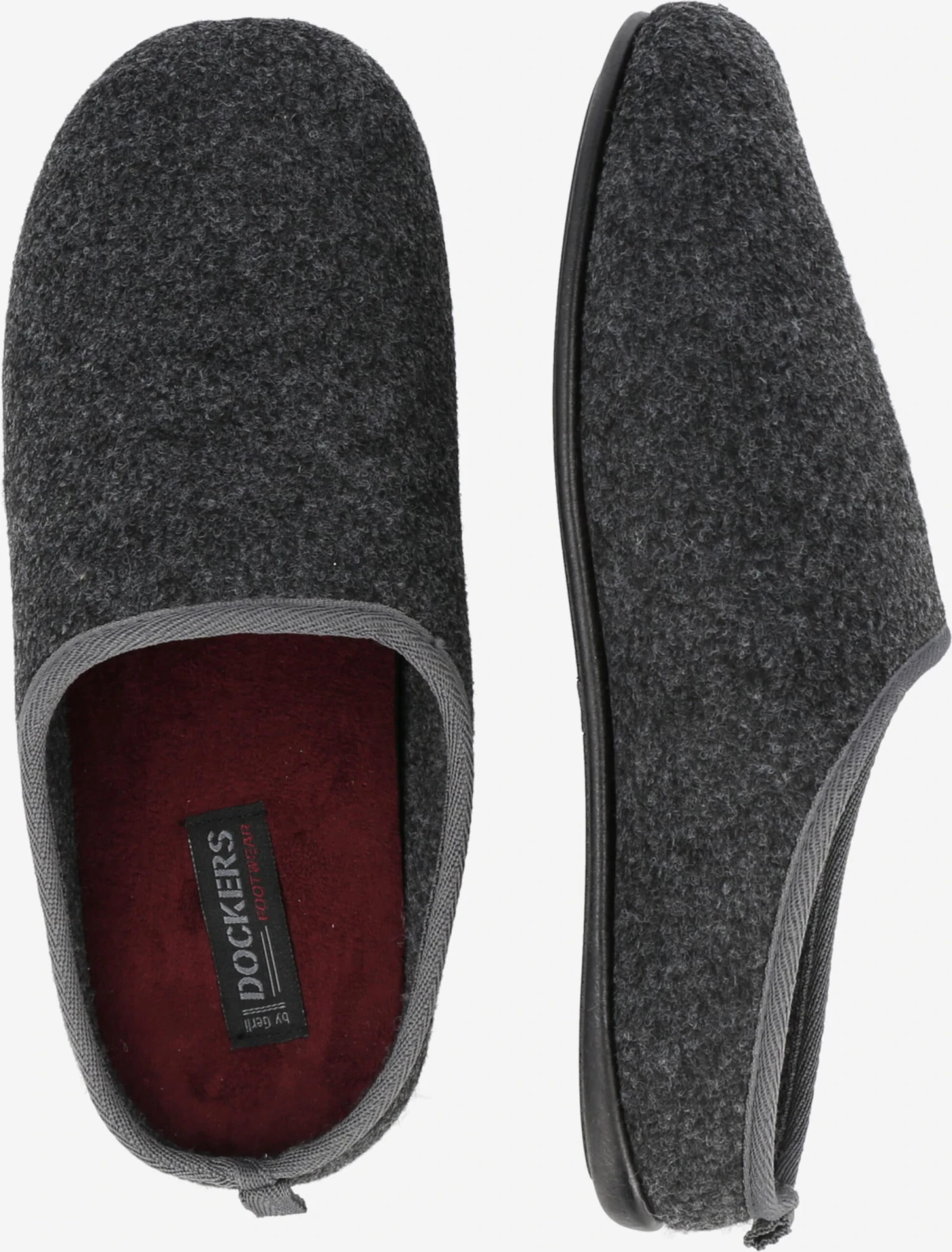 Dockers By Gerli Åbne Sko Hjemmesko Mænd Mørkegrå 4 Dockers By Gerli Åbne Sko Hjemmesko Mænd Mørkegrå - Billede 2