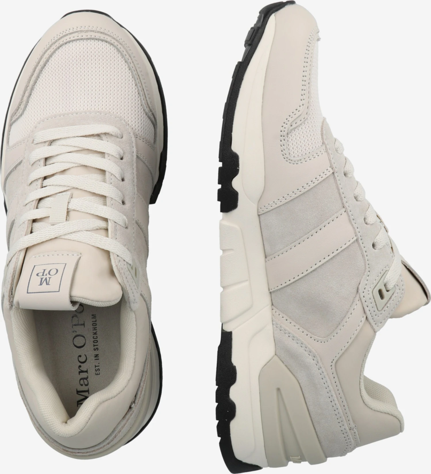 Marc O'Polo Running Sneakers Sneaker Low Peter Mænd Ecru / Sand 4 Marc O'Polo Running Sneakers Sneaker Low Peter Mænd Ecru / Sand - Billede 2