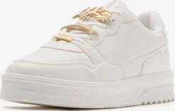 BERSHKA Casual Sneakers Sneaker Low Mænd Hvid