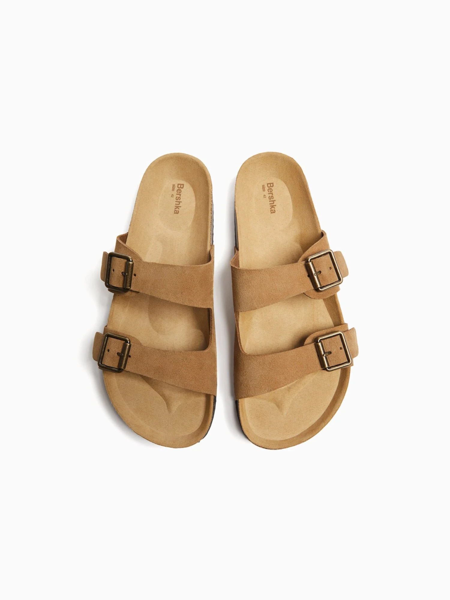 BERSHKA Tøfler Pantoletter Mænd Lysebrun 7 BERSHKA Tøfler Pantoletter Mænd Lysebrun - Billede 5