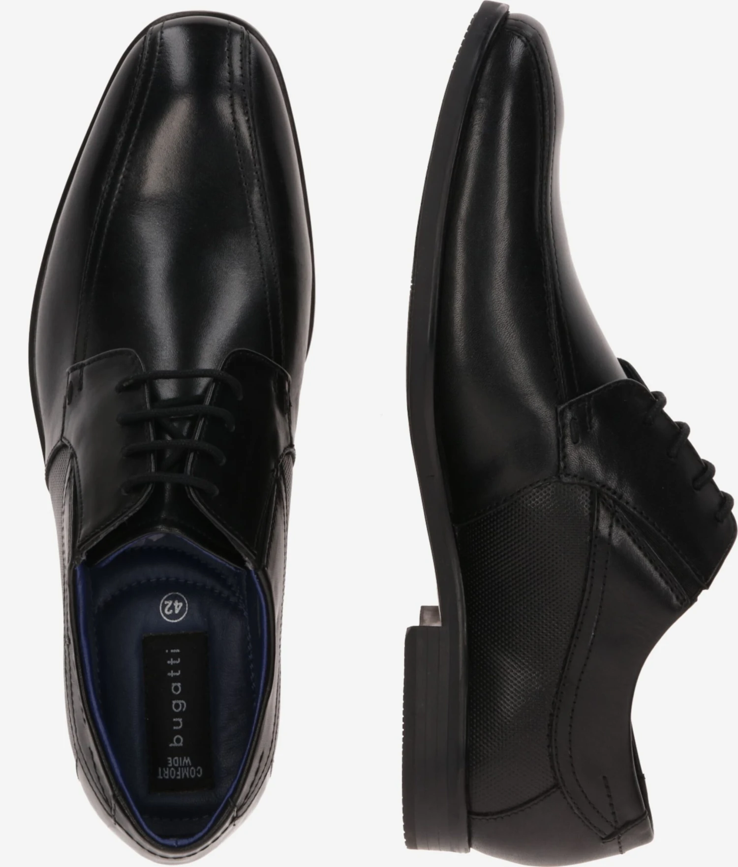 Bugatti Business Sko Snøresko Savio Mænd Sort 4 Bugatti Business Sko Snøresko Savio Mænd Sort - Billede 2