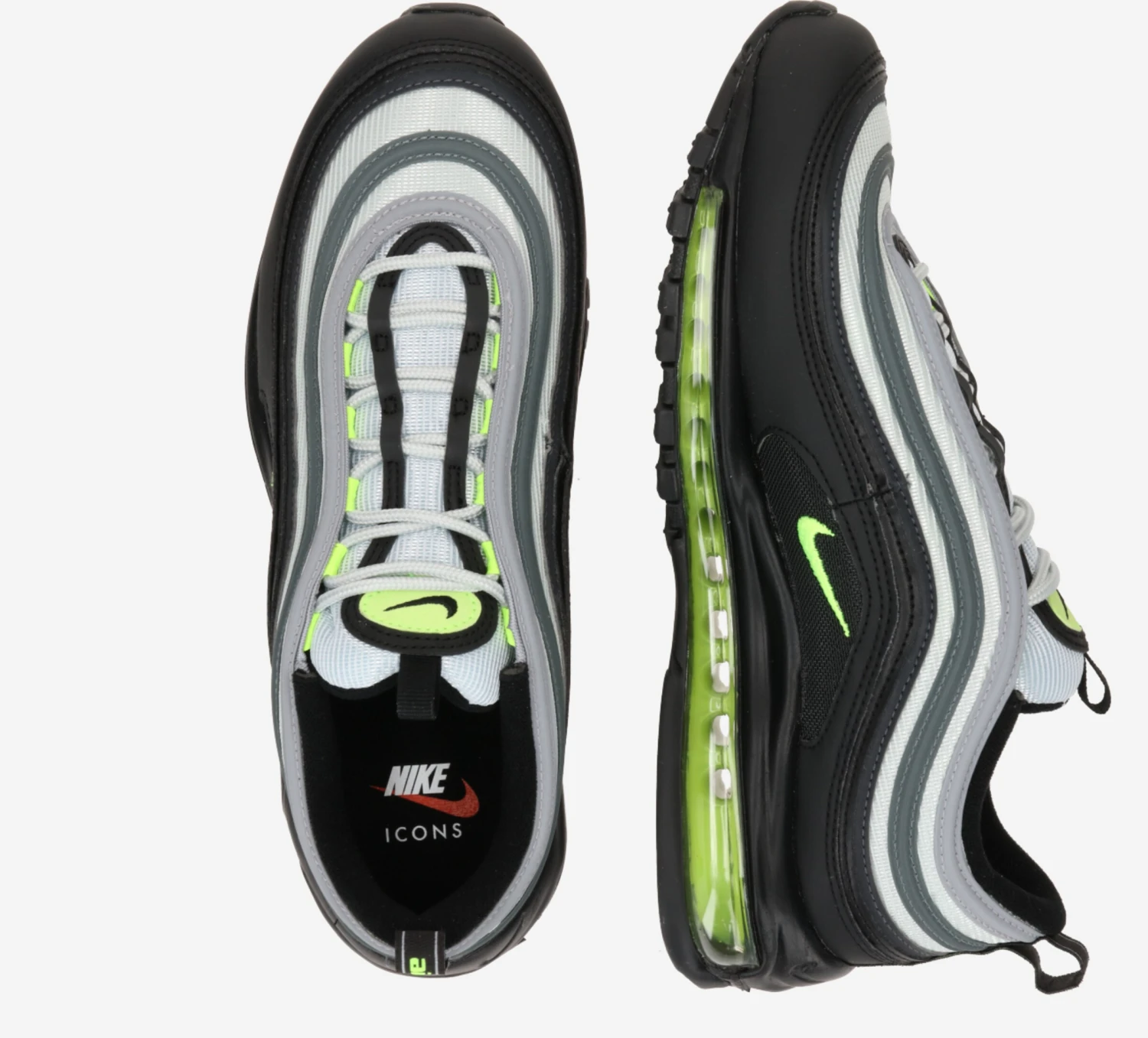Nike Sportswear Running Sneakers Sneaker Low AIR MAX 97 Mænd Sort 4 Nike Sportswear Running Sneakers Sneaker Low AIR MAX 97 Mænd Sort - Billede 2