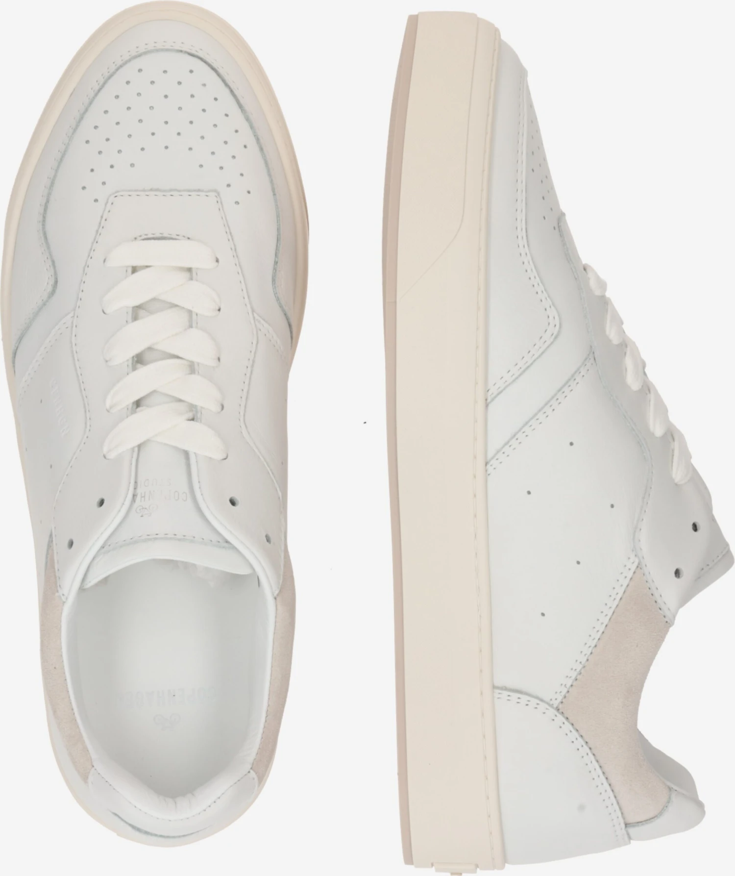 COPENHAGEN Casual Sneakers Sneaker Low Mænd Hvid / Uldhvid 4 COPENHAGEN Casual Sneakers Sneaker Low Mænd Hvid / Uldhvid - Billede 2