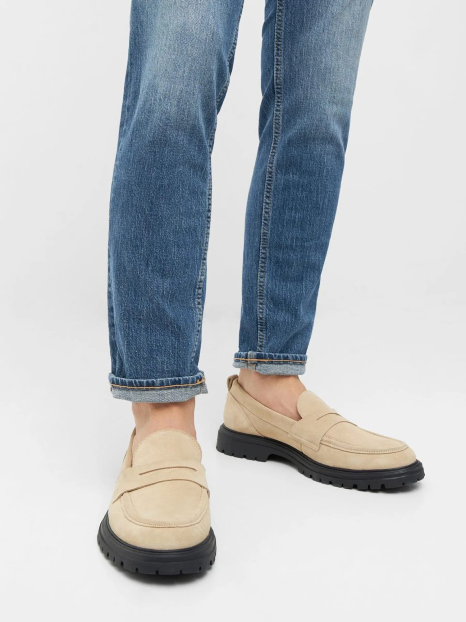 Bianco Lukkede Sko Slipper Mænd Beige 8 Bianco Lukkede Sko Slipper Mænd Beige - Billede 6