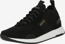 Running Sneakers Sneaker Low Titanium Mænd Sort