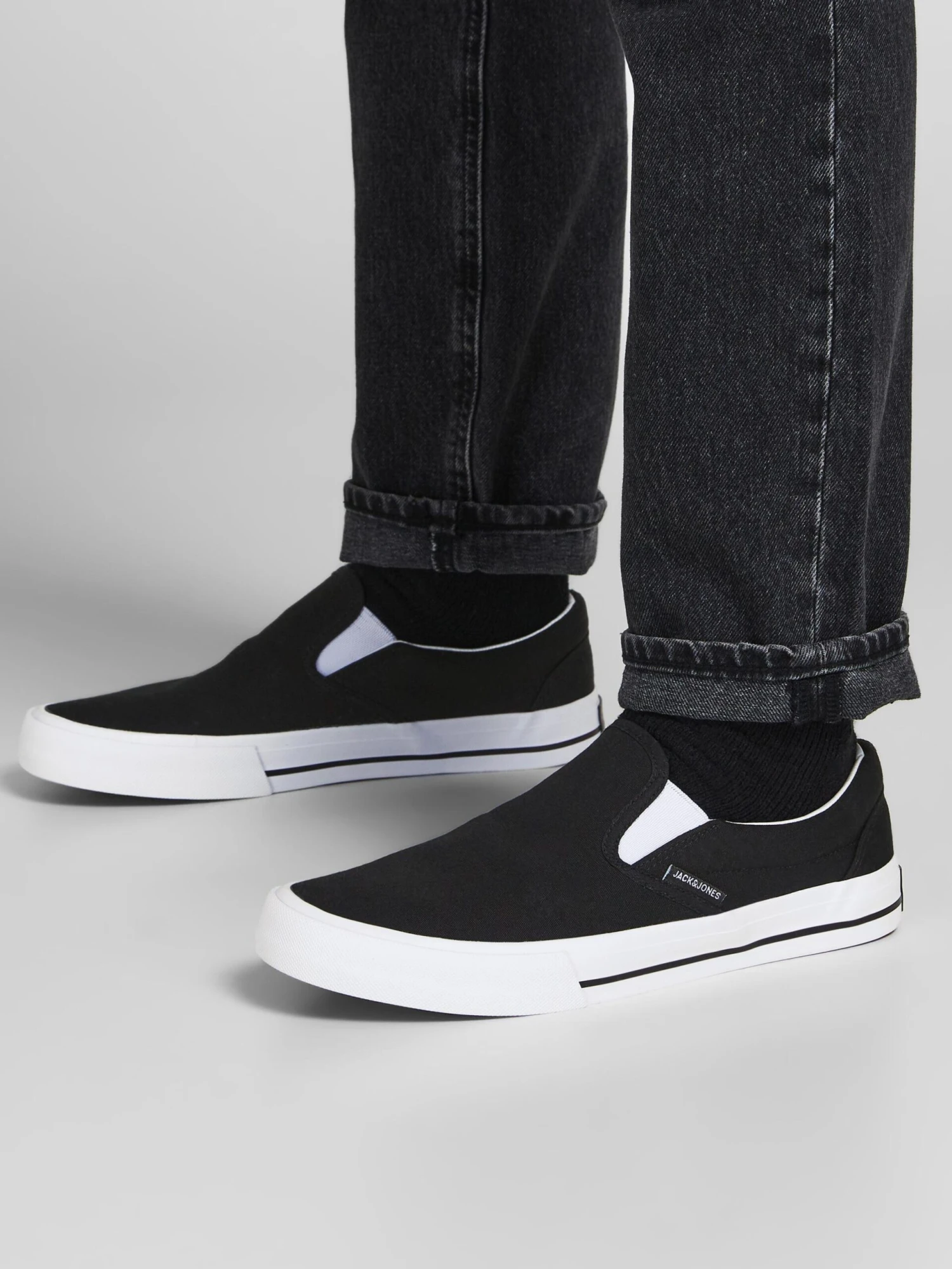 Jack & Jones Slip-Ons Slip On Fuller Mænd Antracit 6 Jack & Jones Slip-Ons Slip On Fuller Mænd Antracit - Billede 4