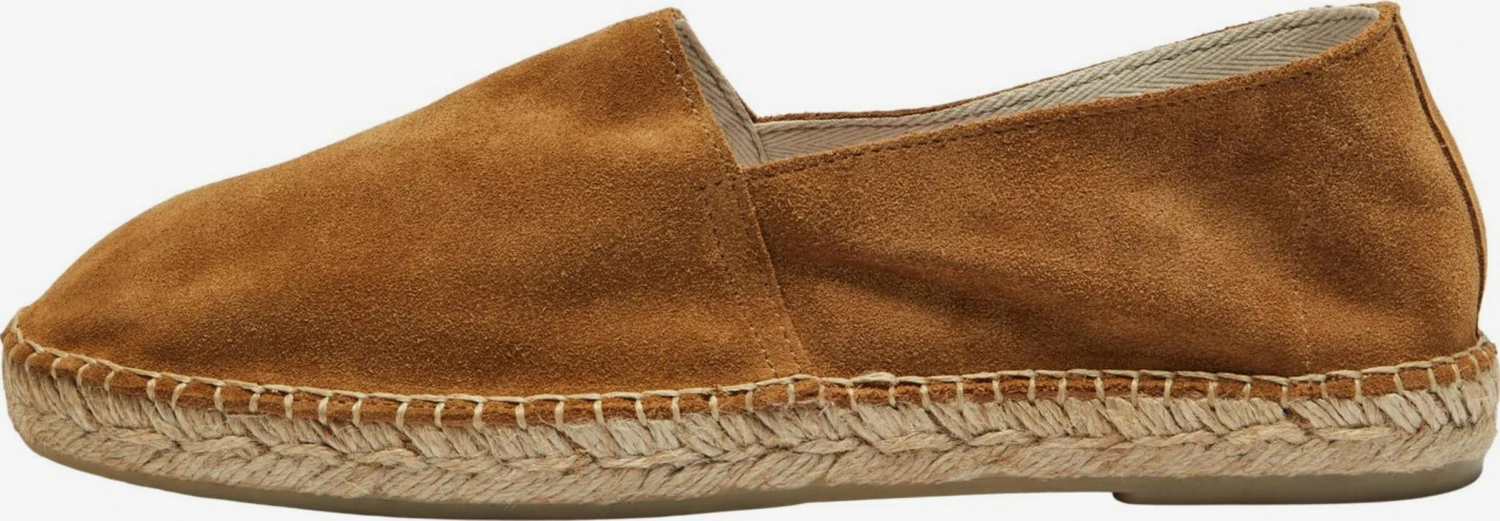 Selected Homme Espadriller Espadrillaer Ajo Mænd Cognac 3 Selected Homme Espadriller Espadrillaer Ajo Mænd Cognac