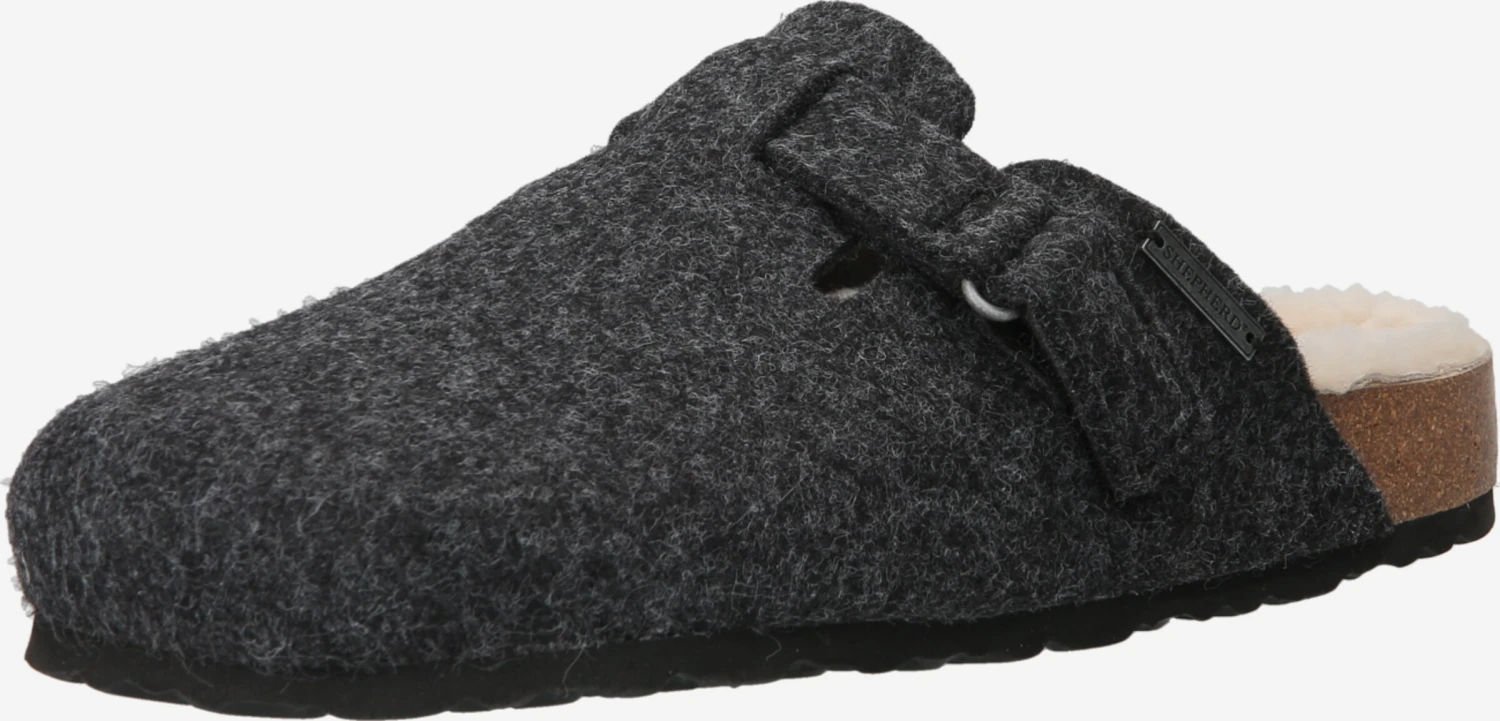 Shepherd Tøfler Pantoletter Valdemar Mænd Antracit 3 Shepherd Tøfler Pantoletter Valdemar Mænd Antracit