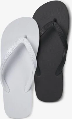 Jack & Jones Åbne Sko Klipklappere Mænd Sort / Hvid