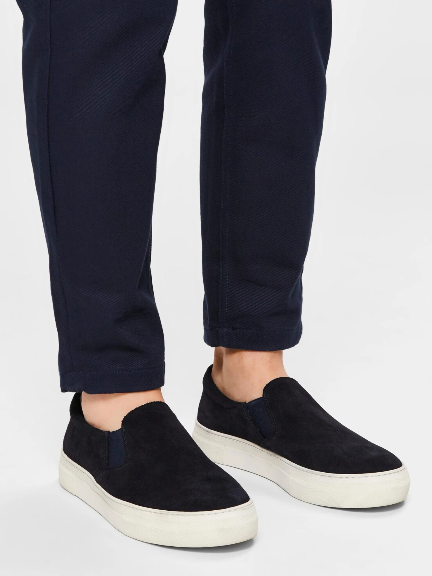 Selected Homme Lukkede Sko Slipper SLHDAVID Mænd Navy 7 Selected Homme Lukkede Sko Slipper SLHDAVID Mænd Navy - Billede 5