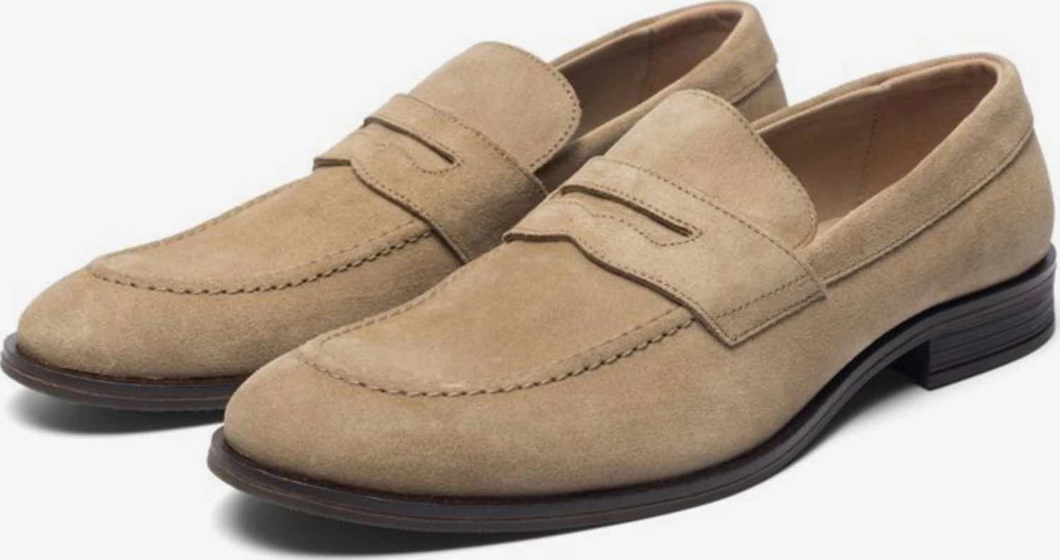 Bianco Lukkede Sko Slipper BIABYRON Mænd Lysebrun 4 Bianco Lukkede Sko Slipper BIABYRON Mænd Lysebrun - Billede 2