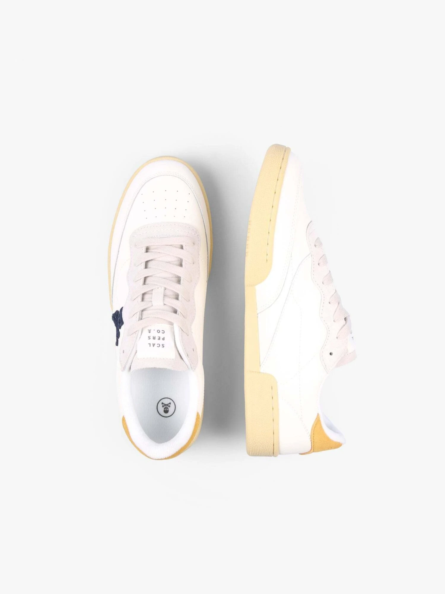 Scalpers Casual Sneakers Sneaker Low Ford Mænd Curry / Hvid 7 Scalpers Casual Sneakers Sneaker Low Ford Mænd Curry / Hvid - Billede 5