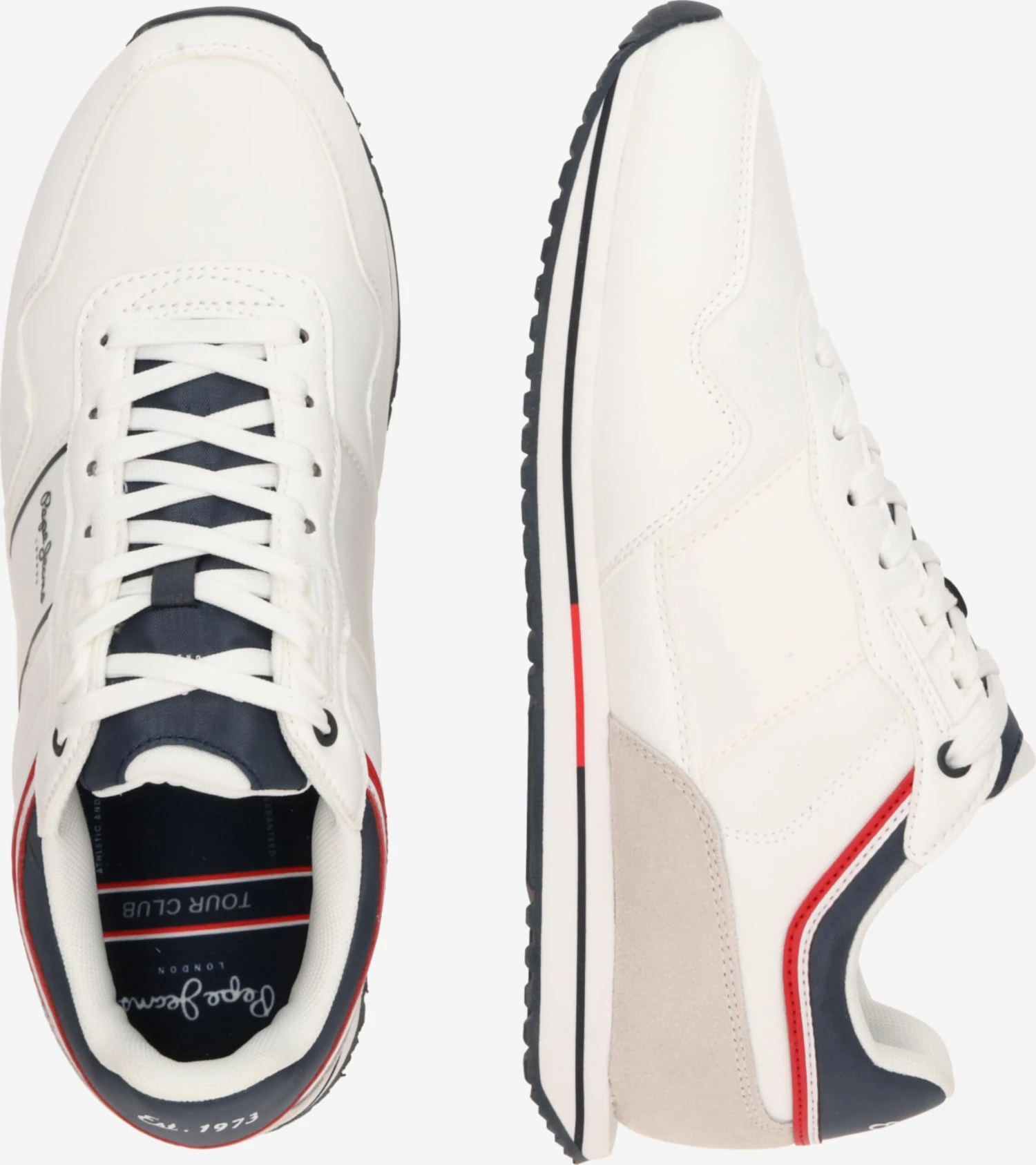 Pepe Jeans Running Sneakers Sneaker Low TOUR CLUB Mænd Hvid 4 Pepe Jeans Running Sneakers Sneaker Low TOUR CLUB Mænd Hvid - Billede 2
