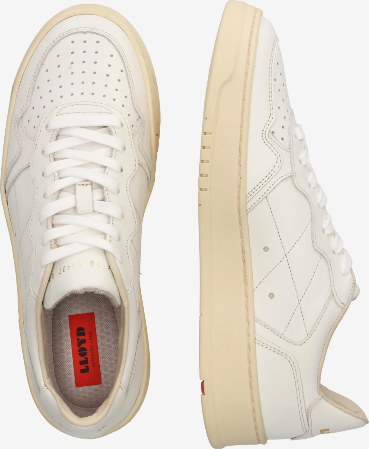 Lloyd High Top Sneakers Sneaker High Booker Mænd Hvid 4 Lloyd High Top Sneakers Sneaker High Booker Mænd Hvid - Billede 2