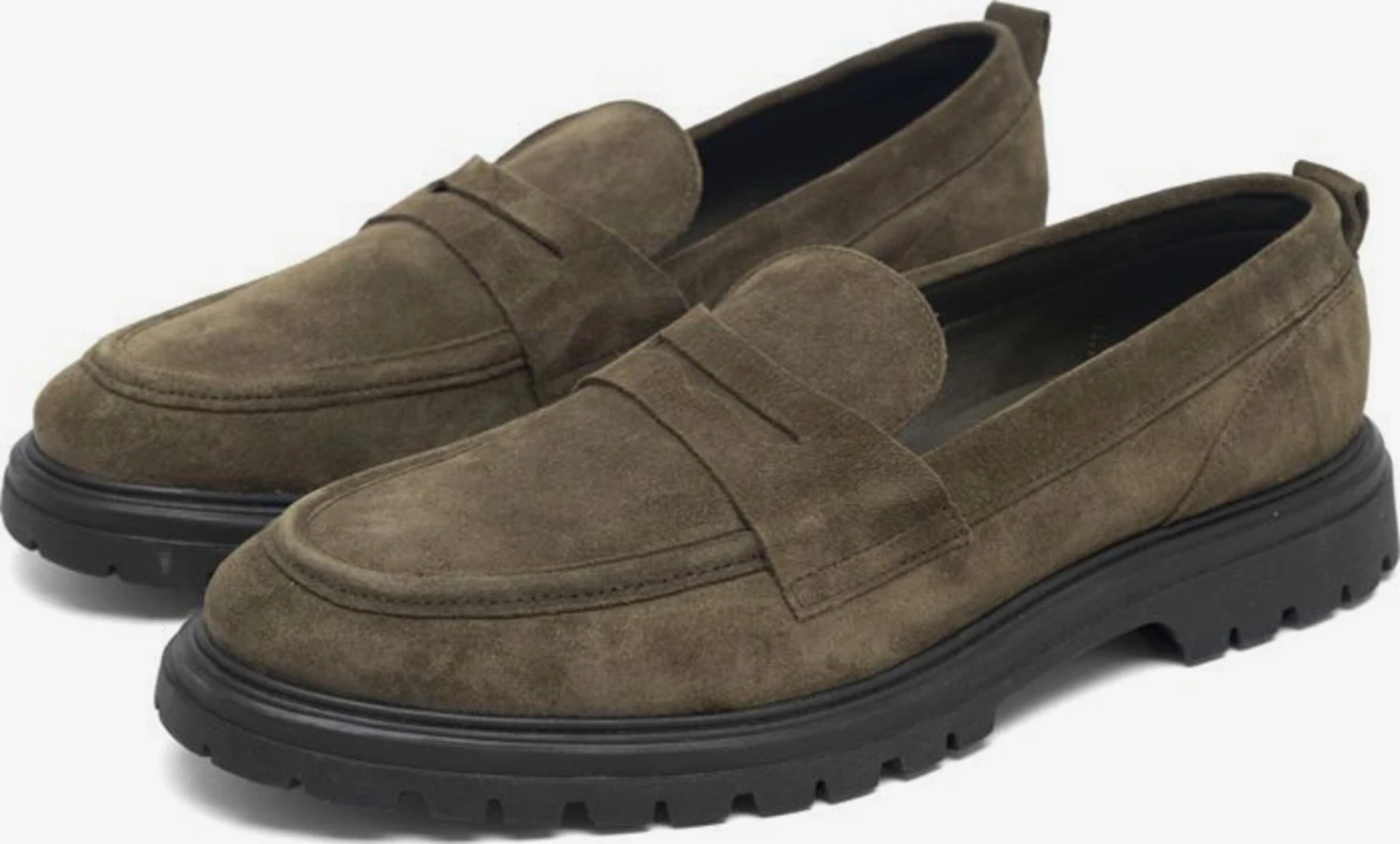 Bianco Lukkede Sko Slipper Mænd Oliven 4 Bianco Lukkede Sko Slipper Mænd Oliven - Billede 2