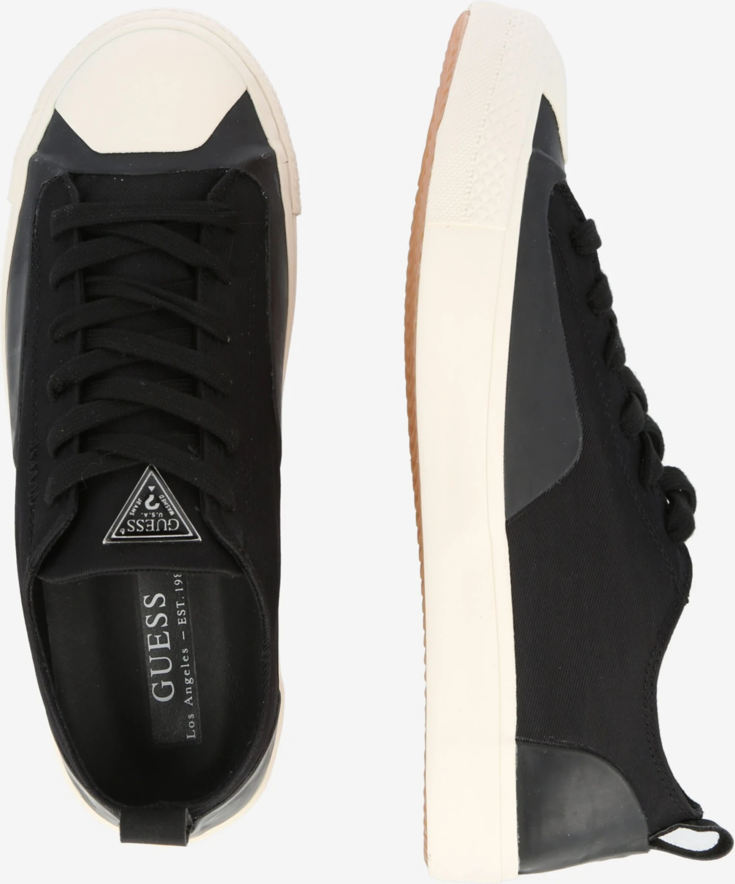 Guess Skate Sneakers Sneaker Low EDERLE LO NYLON Mænd Sort 4 Guess Skate Sneakers Sneaker Low EDERLE LO NYLON Mænd Sort - Billede 2