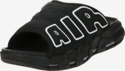 Nike Sportswear Tøfler Pantoletter AIR MORE UPTEMPO SLIDE Mænd Sort
