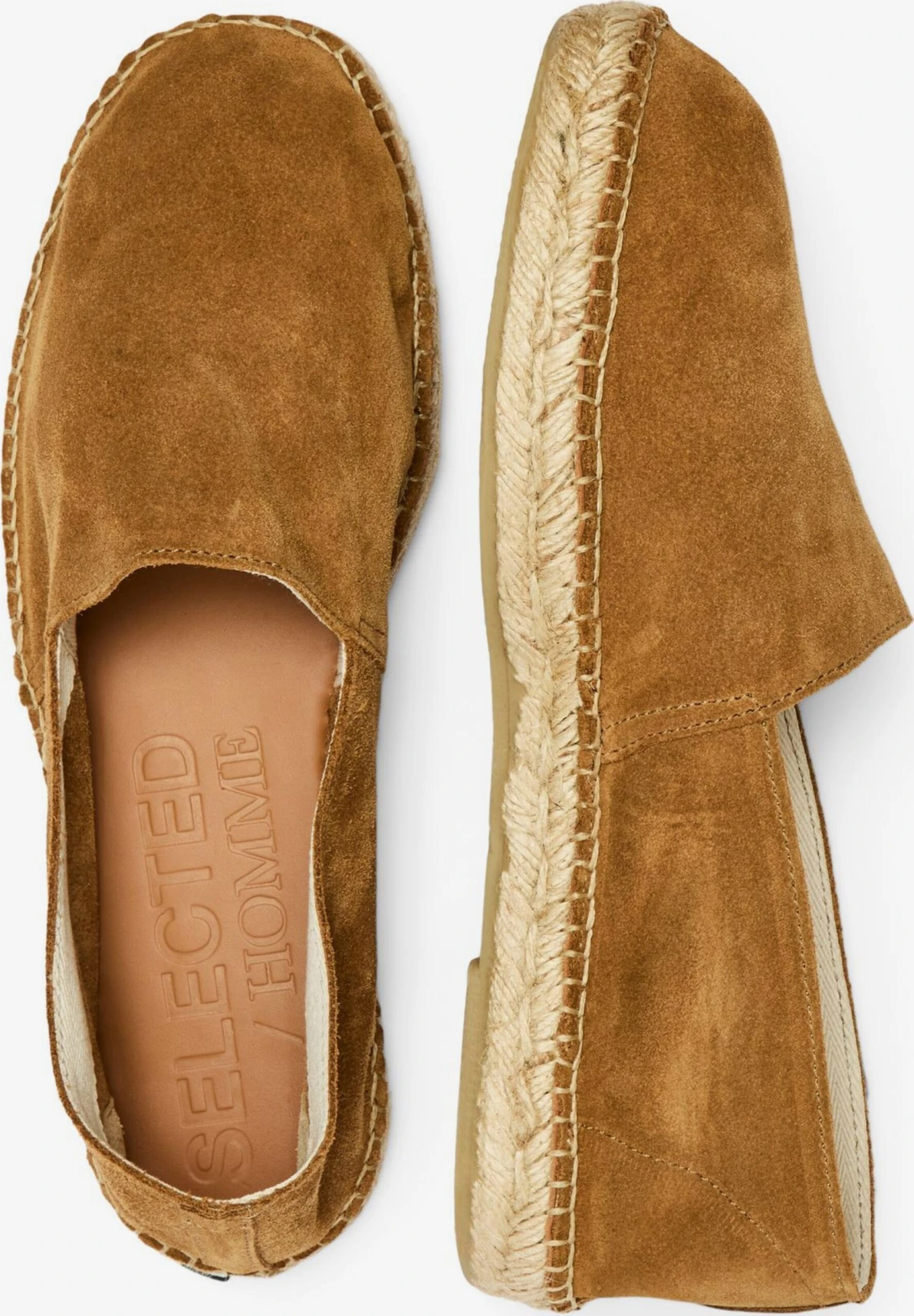 Selected Homme Espadriller Espadrillaer Ajo Mænd Cognac 6 Selected Homme Espadriller Espadrillaer Ajo Mænd Cognac - Billede 4