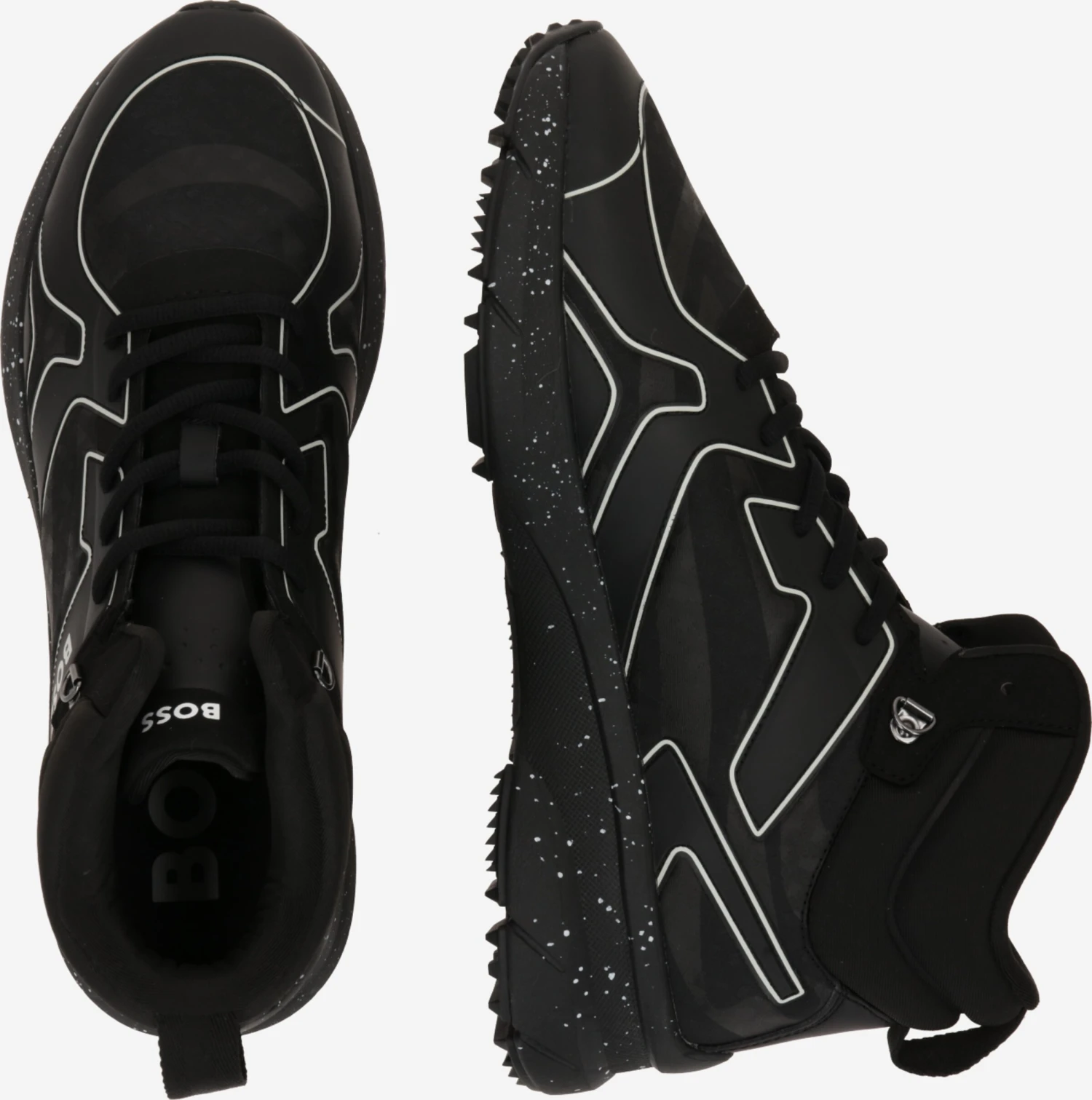 High Top Sneakers Sneaker High Owen Mænd Sort 4 High Top Sneakers Sneaker High Owen Mænd Sort - Billede 2