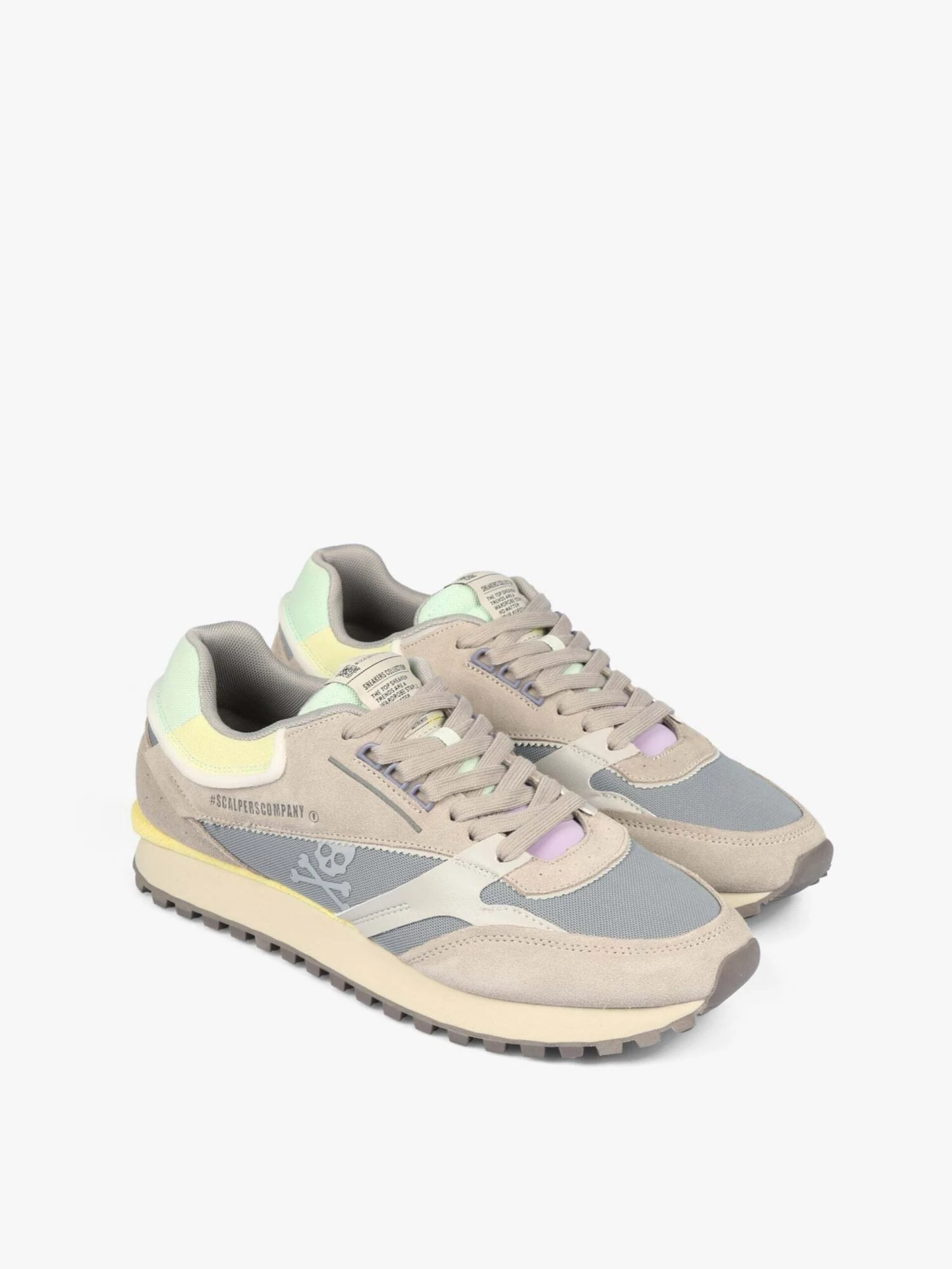 Scalpers Running Sneakers Sneaker Low Mænd Røggrå / Mørkegrå 5 Scalpers Running Sneakers Sneaker Low Mænd Røggrå / Mørkegrå - Billede 3