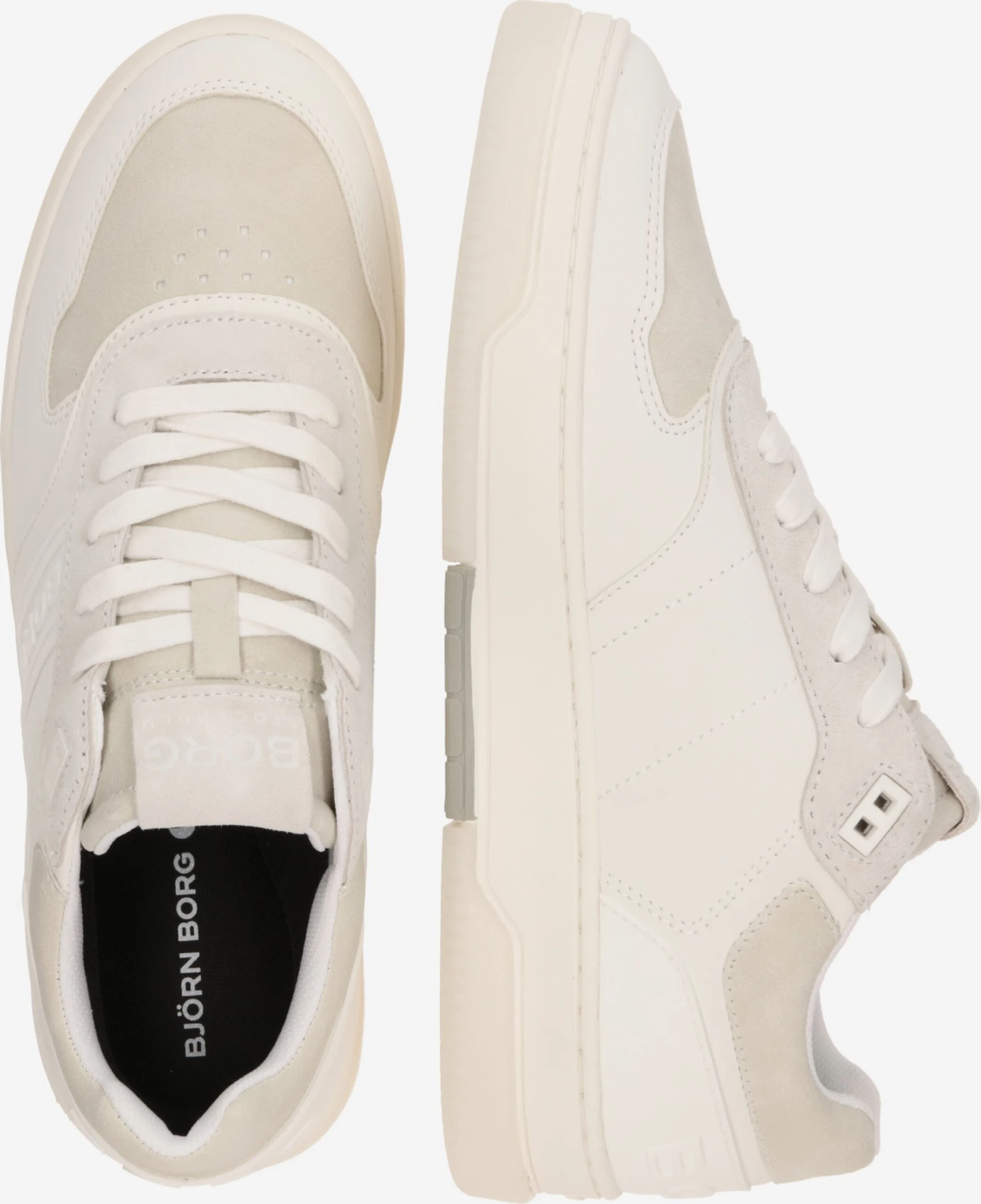 BJØRN BORG Casual Sneakers Sneaker Low Mænd Hvid / Offwhite 4 BJØRN BORG Casual Sneakers Sneaker Low Mænd Hvid / Offwhite - Billede 2