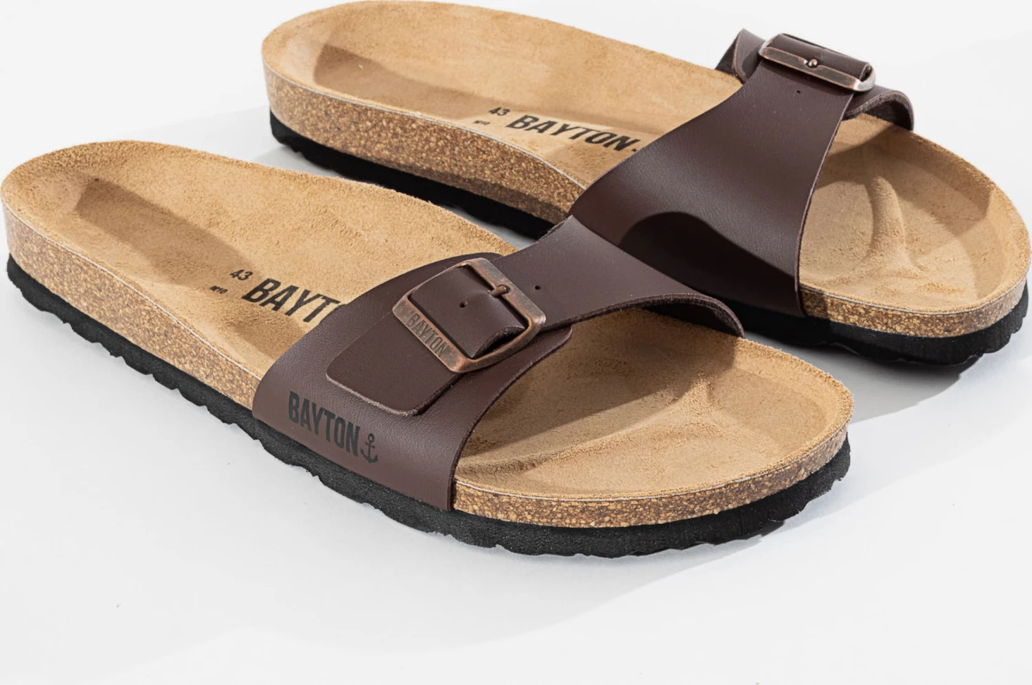 Tøfler Pantoletter Mænd Mørkebrun 7 Tøfler Pantoletter Mænd Mørkebrun - Billede 5