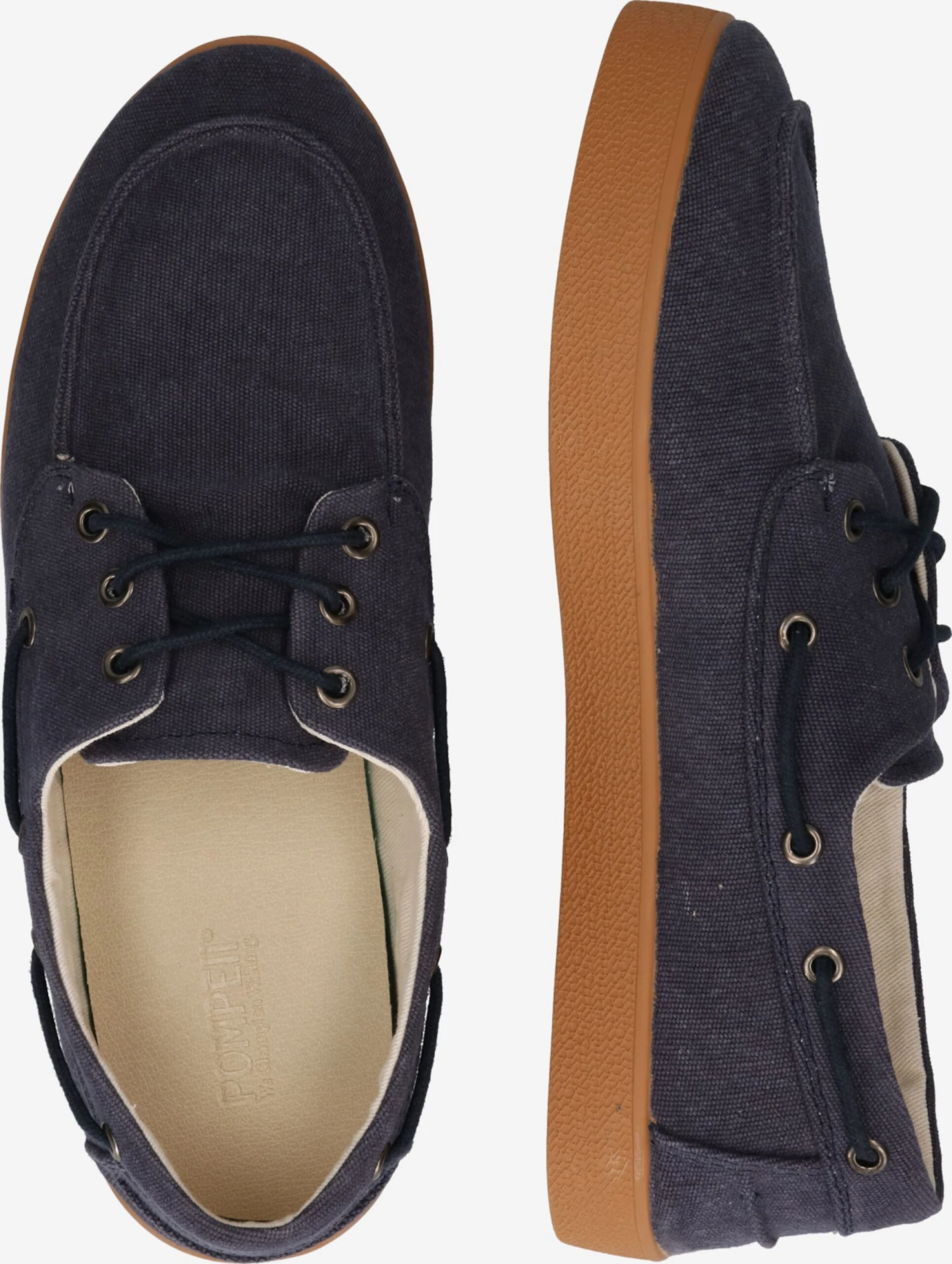 Pompeii Mokassiner Mokassin PETRA Mænd Navy 4 Pompeii Mokassiner Mokassin PETRA Mænd Navy - Billede 2