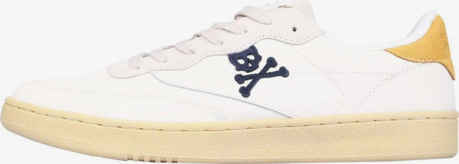 Scalpers Casual Sneakers Sneaker Low Ford Mænd Curry / Hvid 3 Scalpers Casual Sneakers Sneaker Low Ford Mænd Curry / Hvid