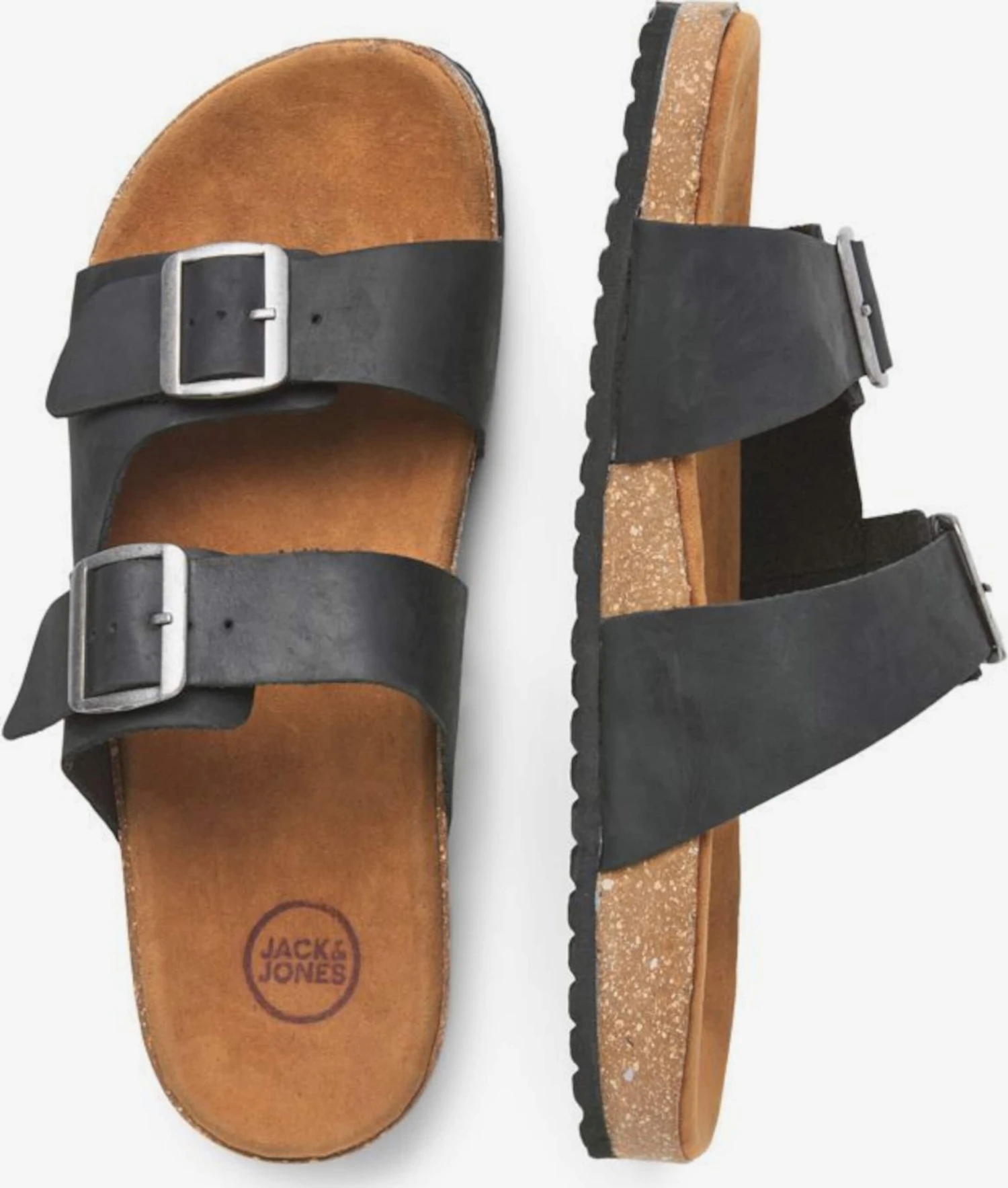 Jack & Jones Åbne Sko Sandaler Mænd Sort 5 Jack & Jones Åbne Sko Sandaler Mænd Sort - Billede 3