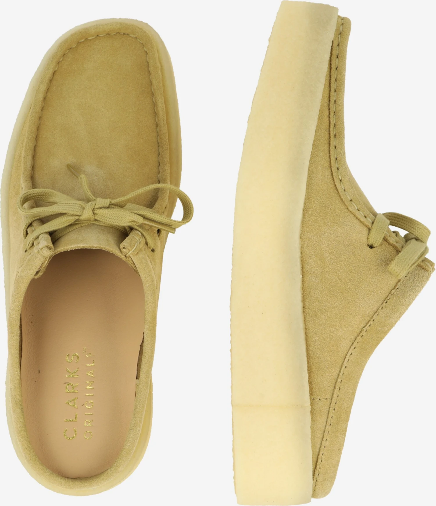 Clarks Originals Tøfler Pantoletter Wallabee Mænd Sand 4 Clarks Originals Tøfler Pantoletter Wallabee Mænd Sand - Billede 2