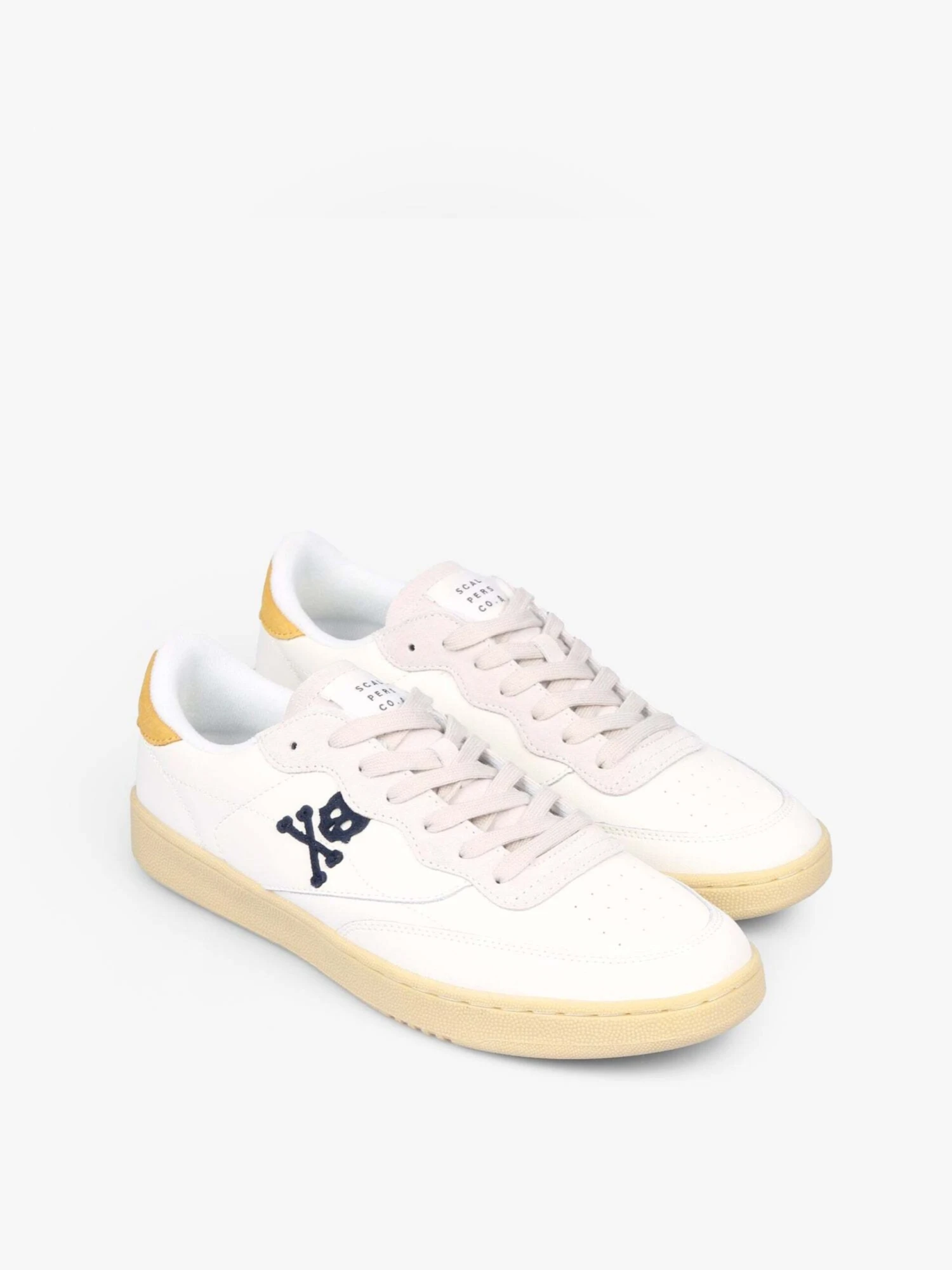 Scalpers Casual Sneakers Sneaker Low Ford Mænd Curry / Hvid 5 Scalpers Casual Sneakers Sneaker Low Ford Mænd Curry / Hvid - Billede 3