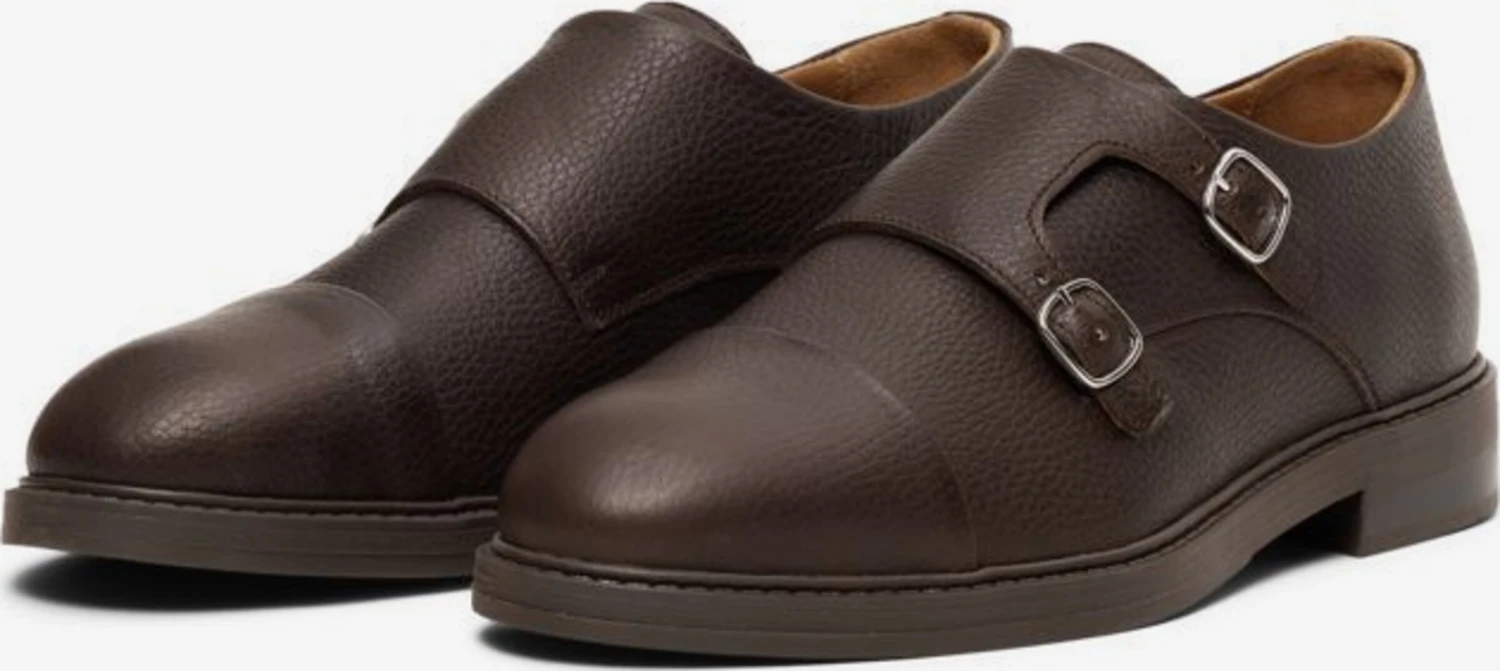 Selected Homme Casual Snøresko Snøresko Monk Mænd Brun 6 Selected Homme Casual Snøresko Snøresko Monk Mænd Brun - Billede 4