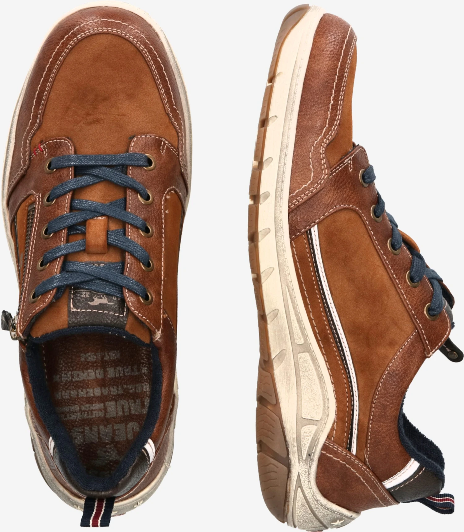 Lave Sko Sporty Snøresko Mustang Mænd Brun 4 Lave Sko Sporty Snøresko Mustang Mænd Brun - Billede 2