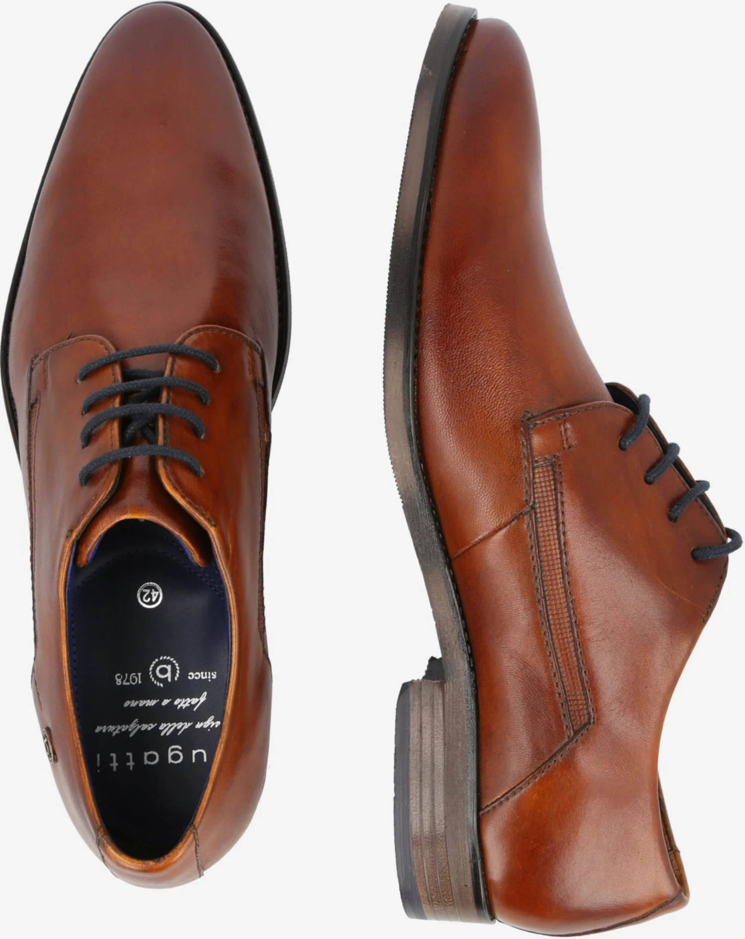 Bugatti Business Sko Snøresko Lair Mænd Cognac 4 Bugatti Business Sko Snøresko Lair Mænd Cognac - Billede 2