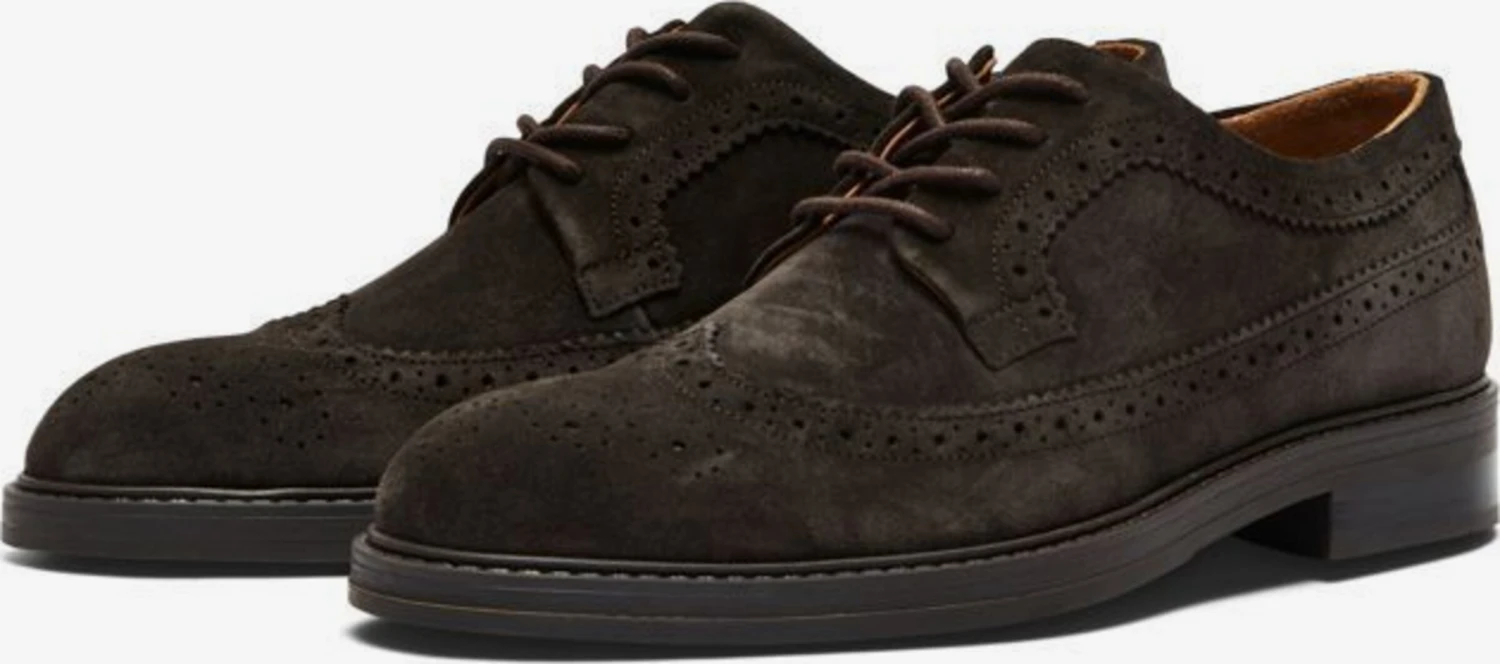 Selected Homme Casual Snøresko Snøresko Mænd Brun 6 Selected Homme Casual Snøresko Snøresko Mænd Brun - Billede 4