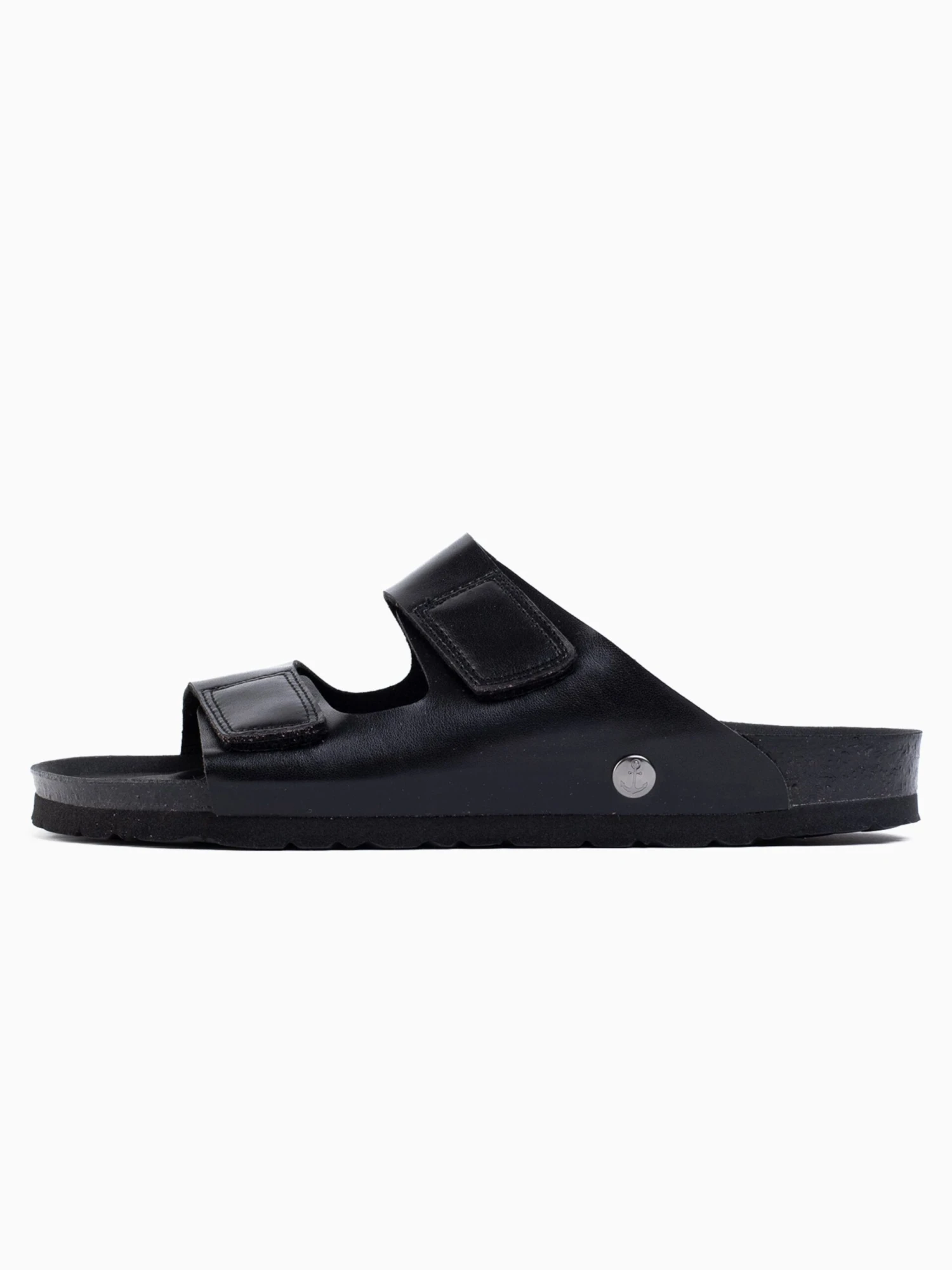 Tøfler Pantoletter Marin Mænd Sort 4 Tøfler Pantoletter Marin Mænd Sort - Billede 2