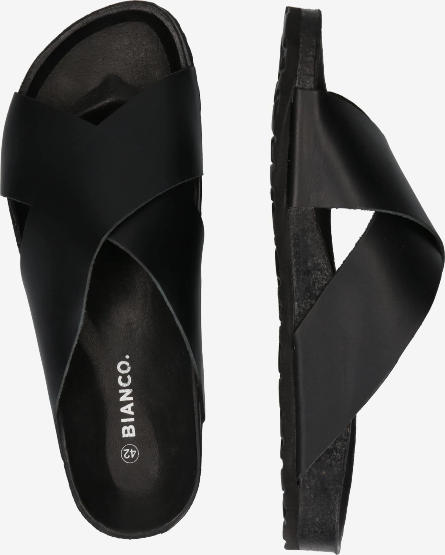 Bianco Tøfler Pantoletter BIACEDAAR Mænd Sort 4 Bianco Tøfler Pantoletter BIACEDAAR Mænd Sort - Billede 2