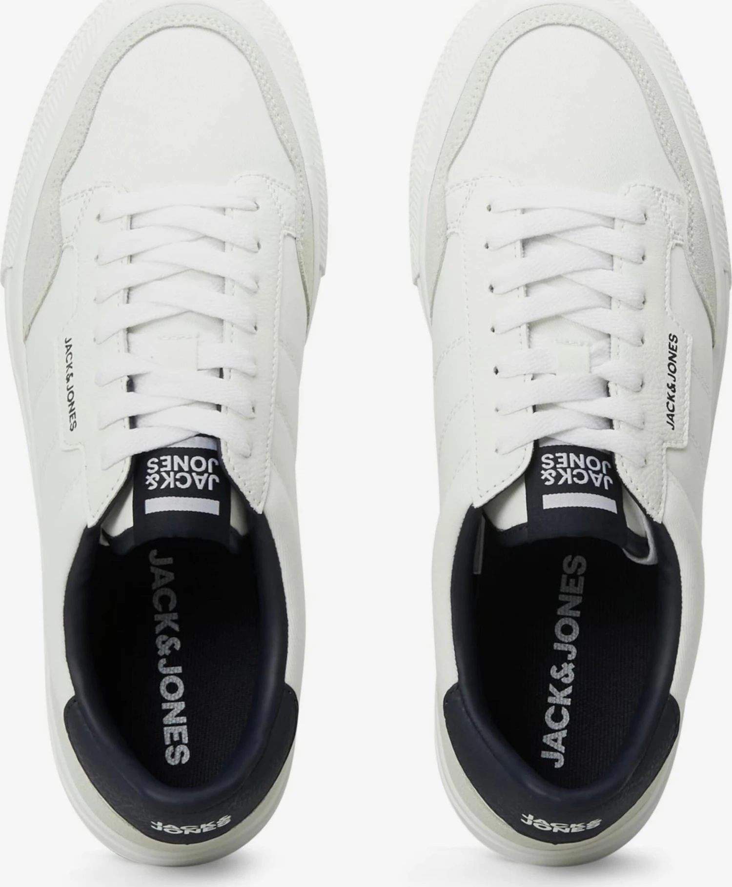Jack & Jones Casual Sneakers Sneaker Low Mænd Hvid / Perlehvid 4 Jack & Jones Casual Sneakers Sneaker Low Mænd Hvid / Perlehvid - Billede 2